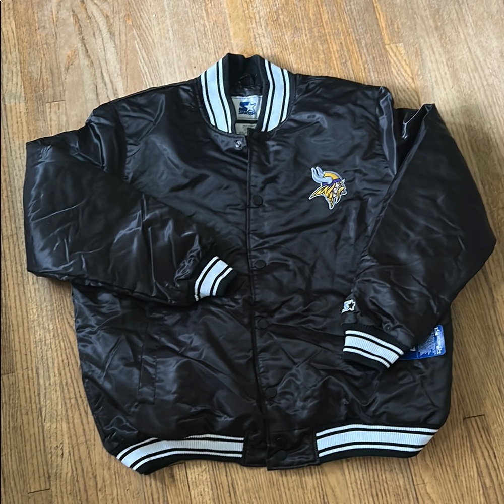 Starter MN Vikings varsity fan jacket Size XXL NWT